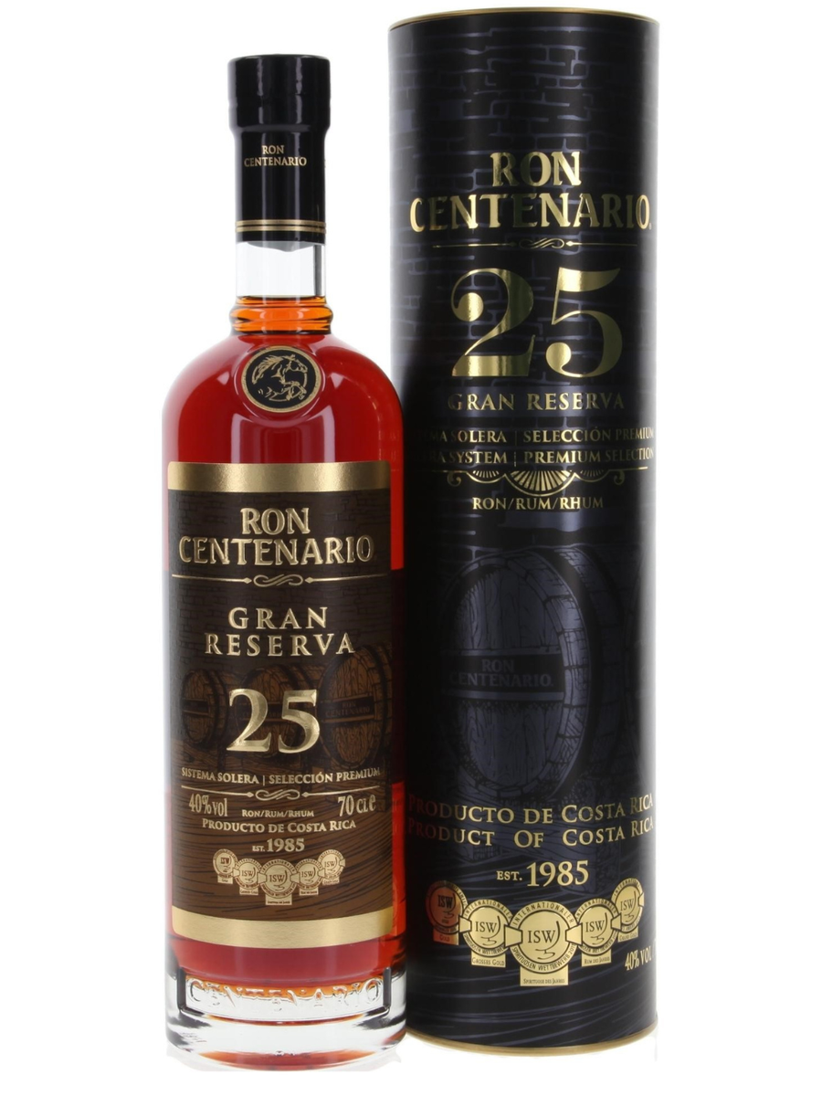 Centenario Gran Reserva 25 ans Rhum 40°