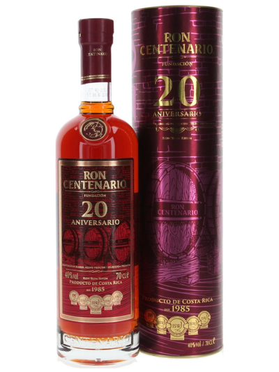 Centenario Fundación 20 ans Rhum 40°
