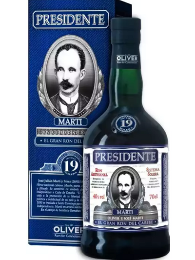 Ron Presidente Marti 19 Años Solera 40°